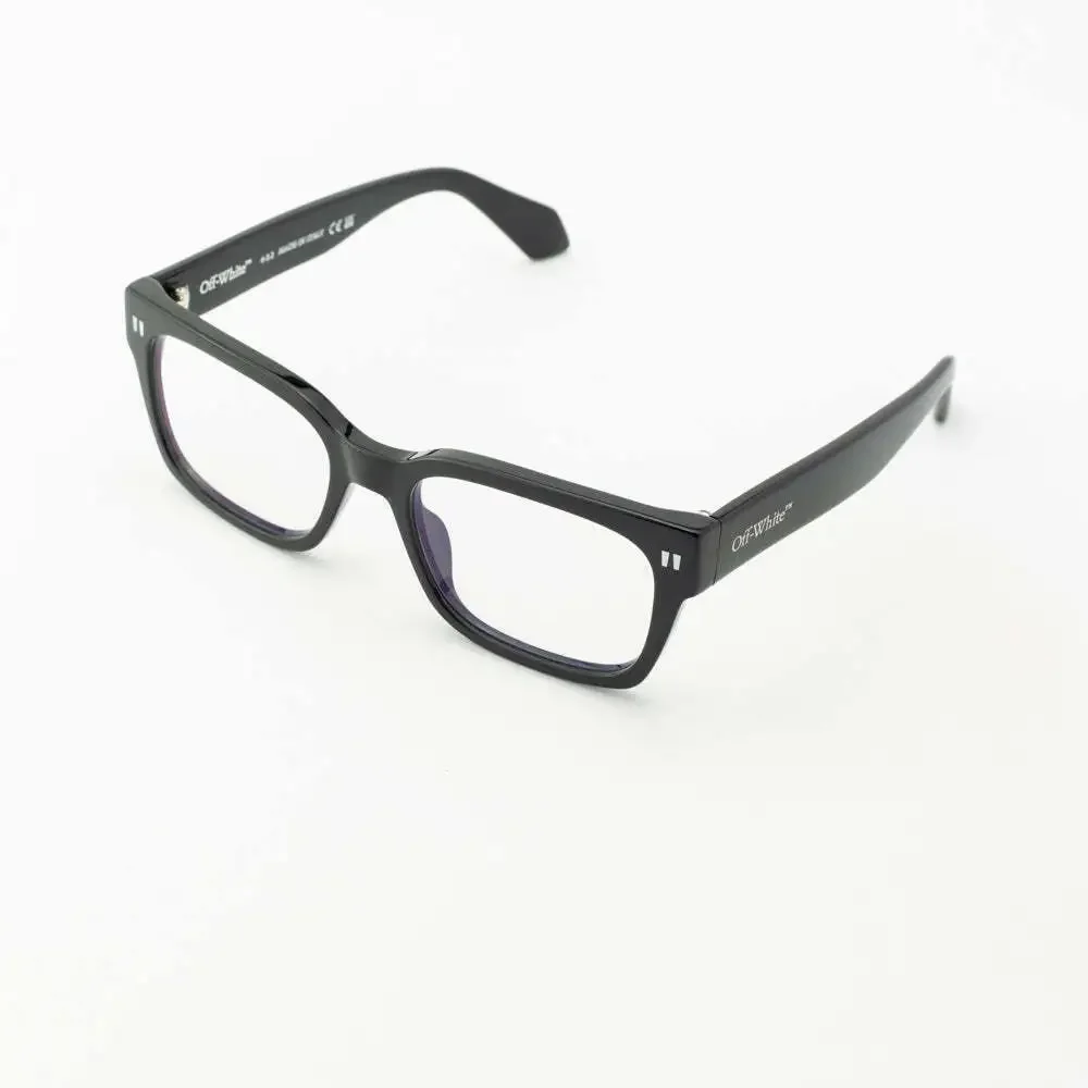 NWT Off-White Style 53 Black Square 55mm Eyeglasses